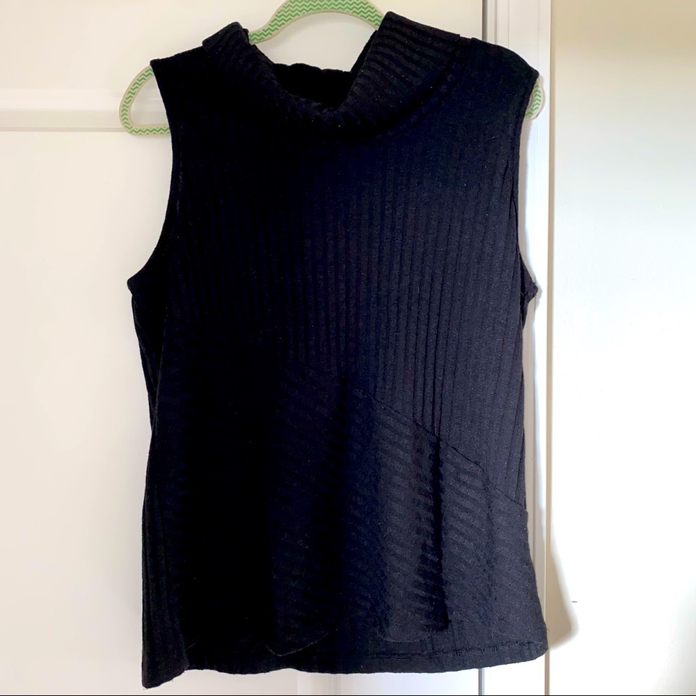 Sleeveless Turtleneck Sweater Perfect for Layering